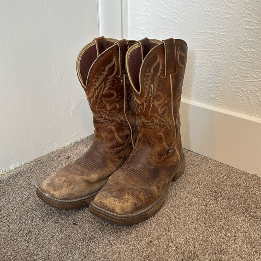 Justin Rubber Sole Boots